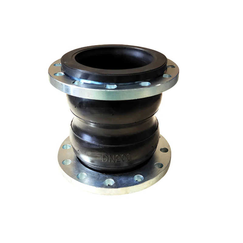 KST double sphere rubber expansion joint with flanged ends