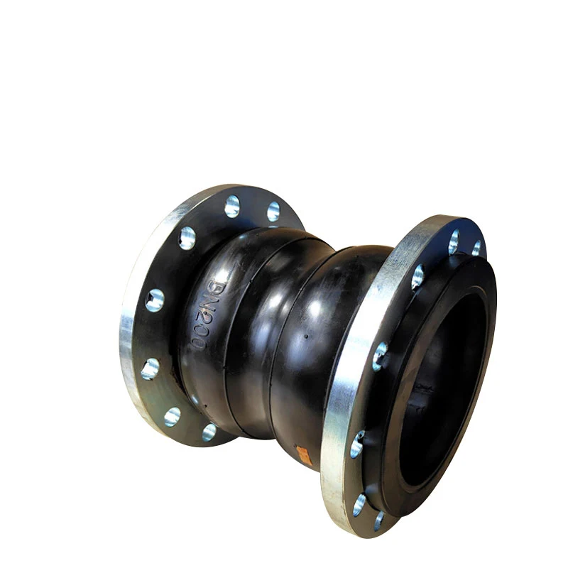Compact angled view of KST double sphere rubber joint