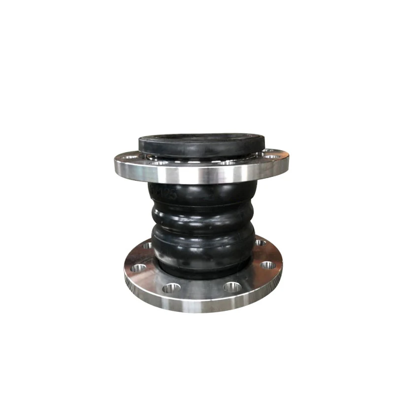 Compact front view of KST double sphere flexible rubber joint