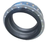 Vacuum-resistant rubber joint front view