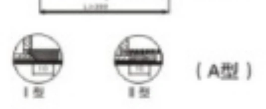 02S404 Type I and Type II flexible waterproof sleeve sealing-ring detail