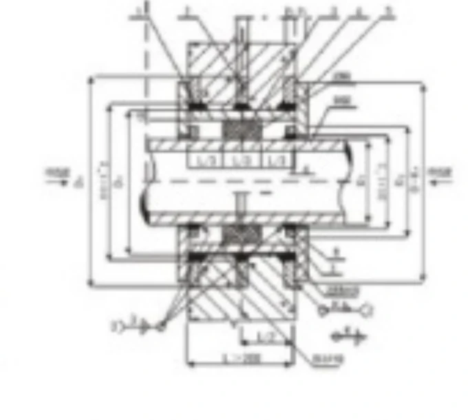 Legacy 04FS02 rigid sealed wall sleeve structural drawing