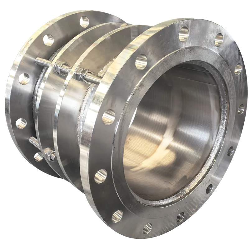 Stainless B2F telescopic joint angle view