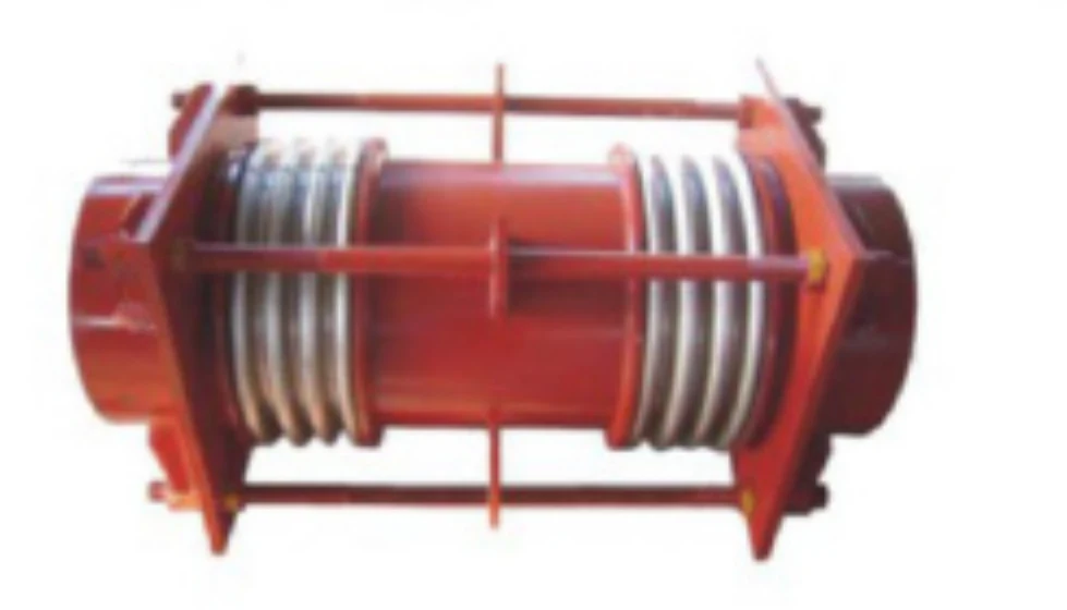 JDH tied universal expansion joint with two bellows, center spool and tie rods