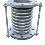 JDZ internal pressure axial metal expansion joint with flanged ends