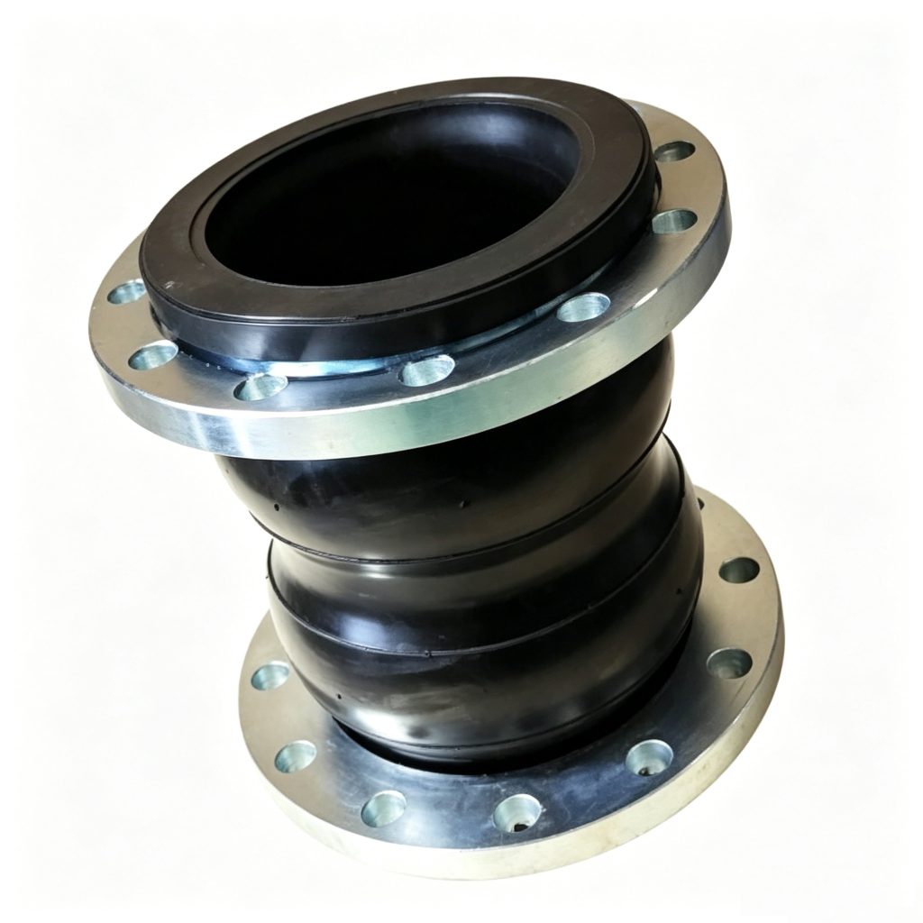 Double Sphere Rubber Expansion Joint - opposite three-quarter view