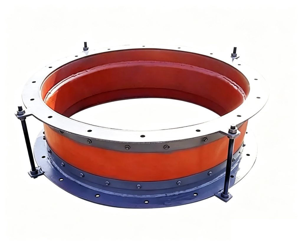 FUB / FVB Rubber Duct Expansion Joint - round configuration view