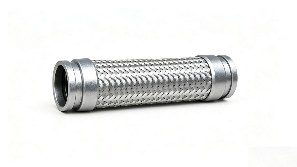 Grooved-End Flexible Metal Hose - single-product side view