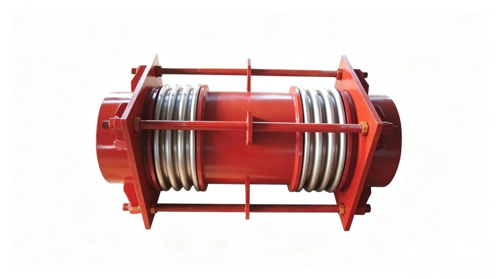 JDH Large Tie-Rod Lateral Corrugated Expansion Joint - side view