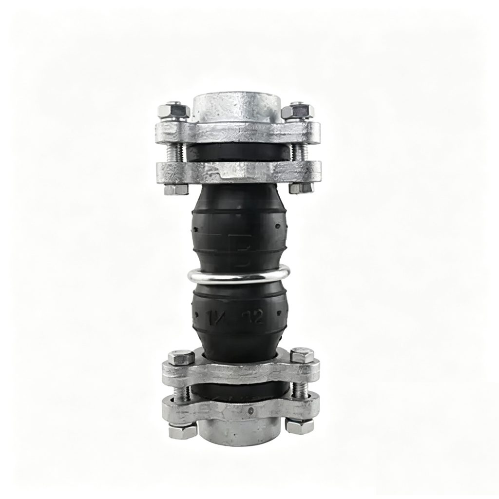 JGD-B Restrained Threaded Rubber Expansion Joint - vertical view