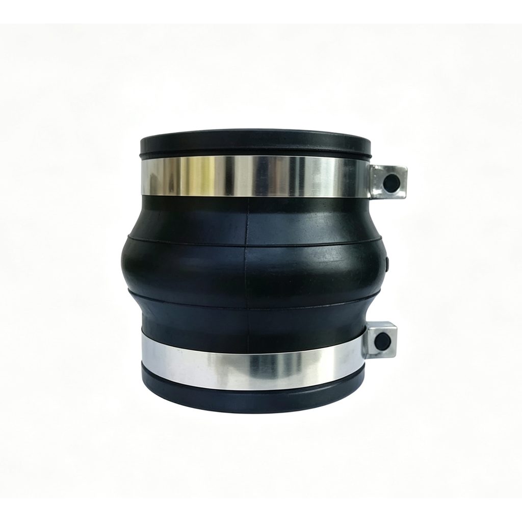 JGD (KXT) Clamp-Type Rubber Expansion Joint - front view