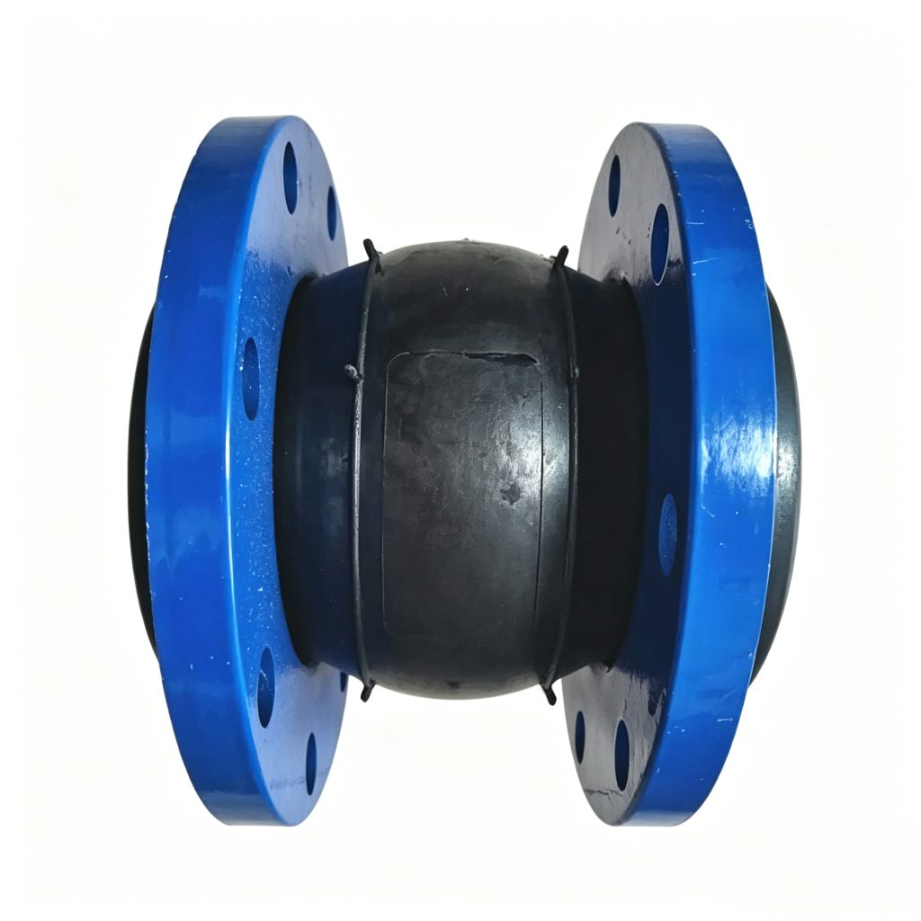 KDF High-Pressure Single Sphere Rubber Expansion Joint - side view