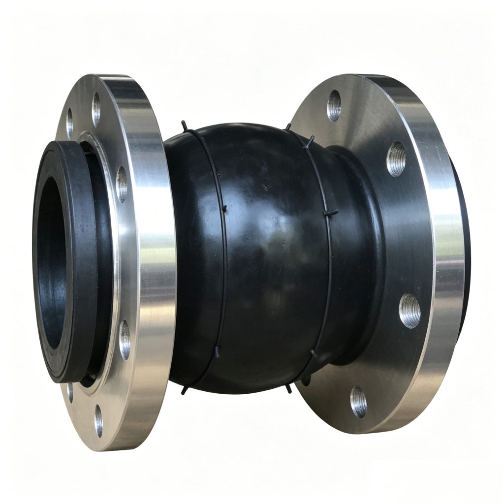 JDX Concentric Reducing Rubber Expansion Joint - side view