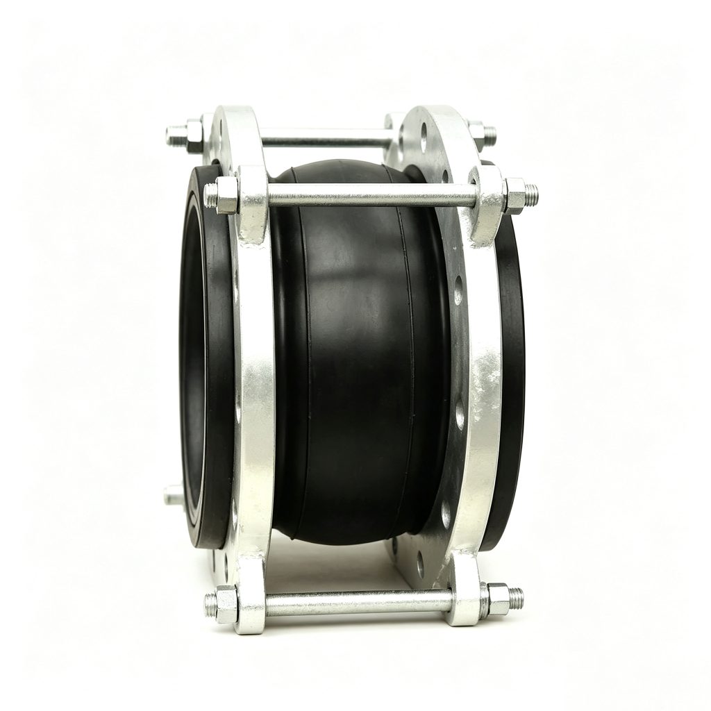 Restrained Rubber Expansion Joint with Tie Rods - side view