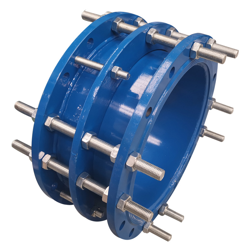 VSSJAF (C2F) Double Flange Dismantling Joint - side three-quarter view